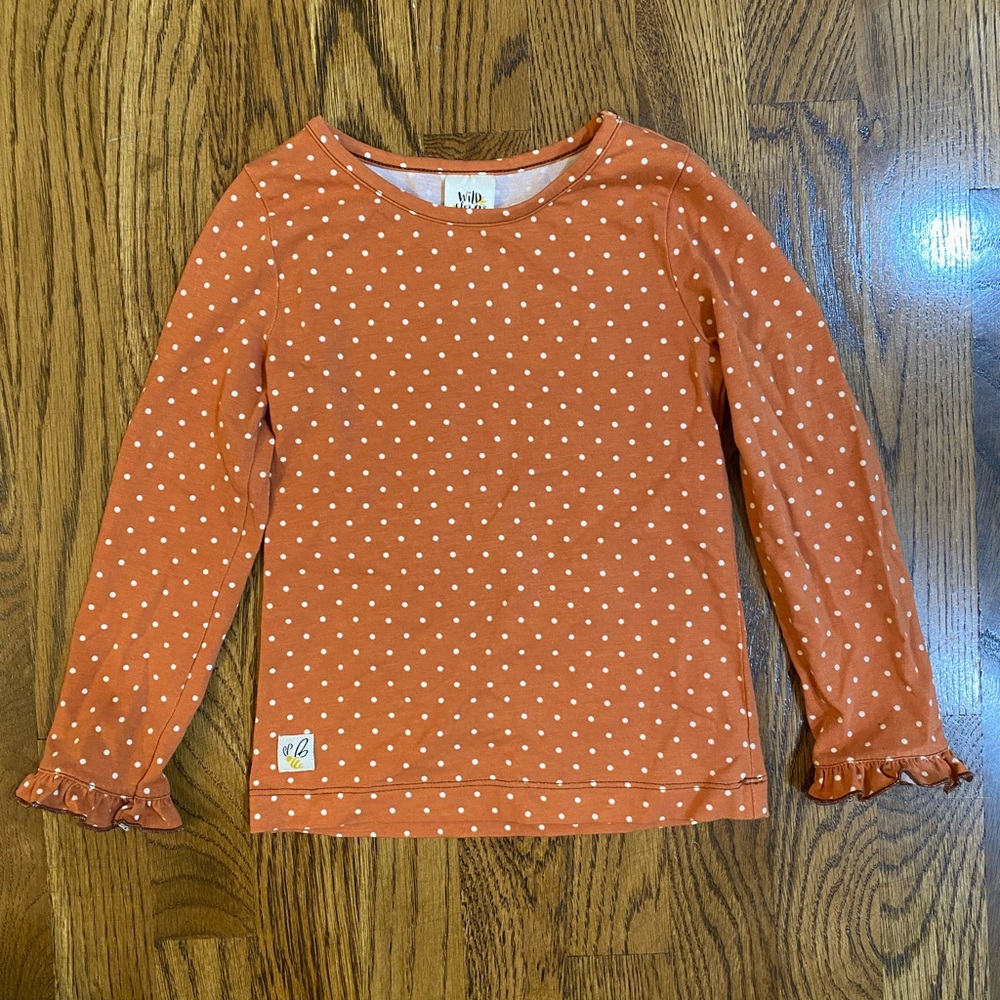 Wildflowers Polka Dot Long Sleeve Shirt